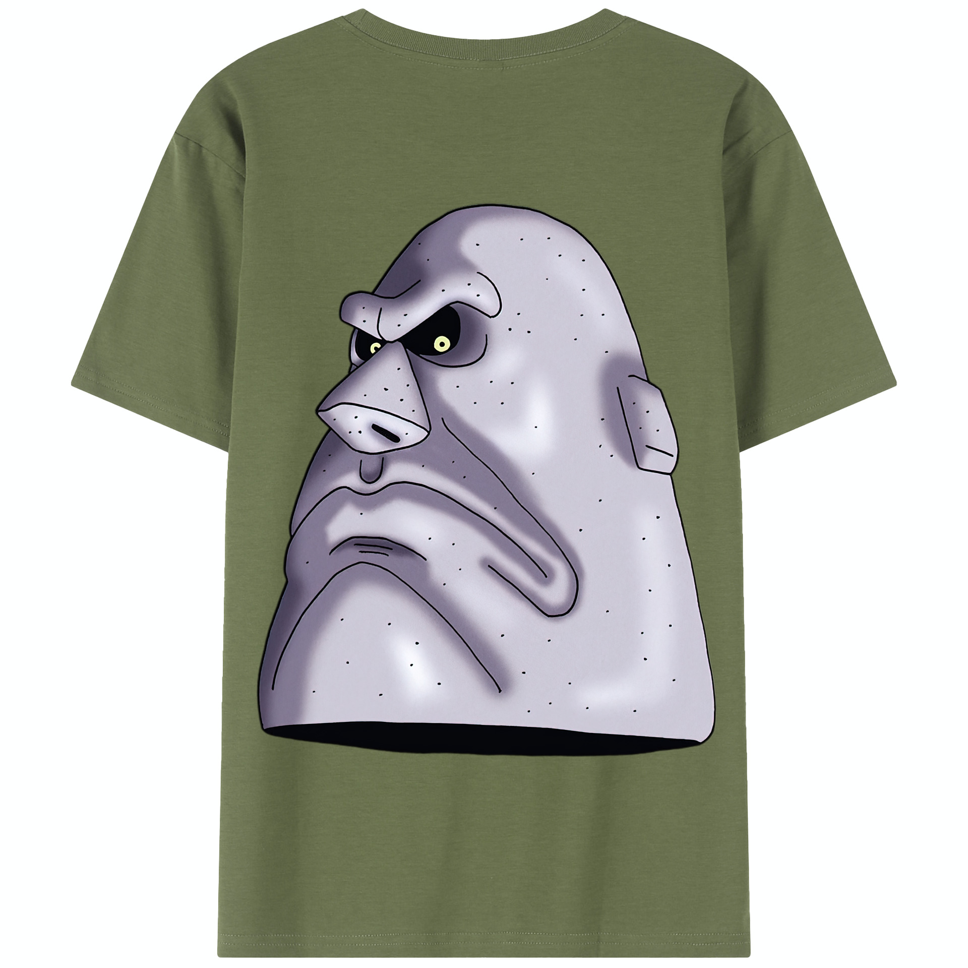 （画像用） ドラゴンクエスト Doragon Kuesuto Dragon Quest 綿100％半袖Tシャツ（背面プリント）